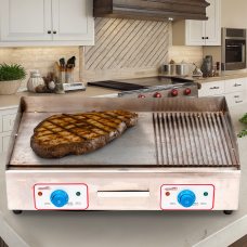 Електрична сковорода-гриль для барбекю з нержавіючої сталі BOZONE 1588 1000Вт (JS)