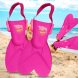 Детские мягкие эргономичные ласты для плавания в бассейне Beach TOY Fun Diver Swim A89/B645582 Розовый
