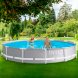 Уличный садовый каркасный бассейн из трехслойного ПВХ Intex 26710 Prism Frame Pool, 366 х 76 см