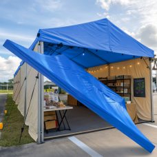 Усиленная крыша на раздвижную торговую палатку 3х6 м Синий (ARSH) Усиленная крыша на раздвижную торговую палатку 3х6 м Синий (ARSH)