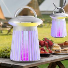 Антимоскитная лампа-светильник XL-1413 с аккумулятором 2000 мАч и зарядкой USB, Белый (205)