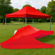 Посилений дах з водонепроникної тканини на розсувний намет 2х3 м Червоний (ARSH)