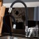 Гибкий стандартный смеситель для ванной и кухни с аэратором и хромированным покрытием 47 см. Water tap (205)