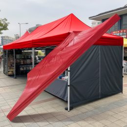 Усиленная крыша на раздвижной торговый шатер 3х4,5 м Красный (ARSH)