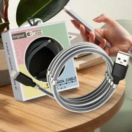 Магнітний кабель MagLink Lightning–USB-A з нейлоновим обплетенням (206)