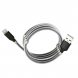 Магнітний кабель MagLink Lightning–USB-A з нейлоновим обплетенням (206)