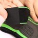 Спортивный эластичный компрессионный фиксатор-наколенник Knee Support WN-26 размер XXL Черный с зеленым (205)