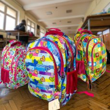 Школьный детский рюкзак для девочки 319 «Микс» (цвет не выбирается)