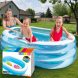 Дитячий надувний басейн для купання Intex 57482 238л 163*107*46см