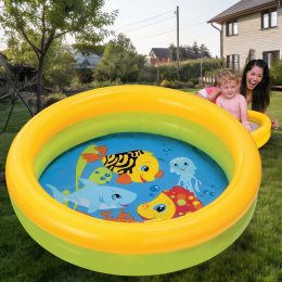 Детский круглый надувной бассейн 61×15 см Intex 59409 My First Pool