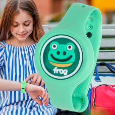 Дитячий силіконовий антимоскітний браслет, що світиться, з капсулою від комарів P1 Зелений Дитячий силіконовий антимоскітний браслет, що світиться, з капсулою від комарів P1 Зелений