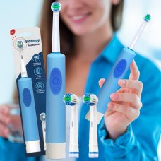 Електрична зубна щітка з набором насадок 2 шт Rotary HL198A Блакитний (AX)