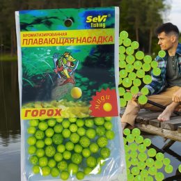 Ароматизована плавуча насадка з пінопласту SEVI fishing  Горох