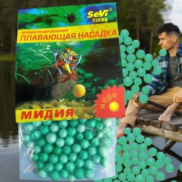 Ароматизированная плавающая насадка из пенопласта SEVI Fishing Мидии