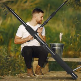 Рибацьке вудилище HanYan StarMAX 210см 40-80г 6 секцій Чорний