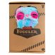Мягкая детская веселая игрушка Фуглер Fugler ZURU Wide Eyed Weirdo серия Love Fugg Голубовато-бирюзовый