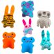 Детская милая мягкая игрушка из плюша Фуглер Fuggler ZURU – Stripe серия Budgie Fugglers Оранжевый с полосами