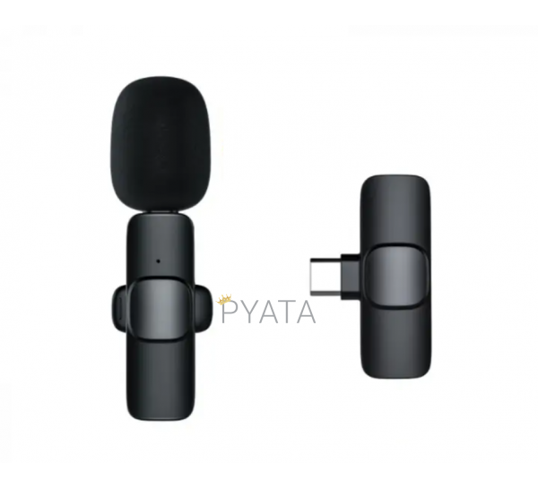 Портативный беспроводной петличный микрофон K8 Type-C