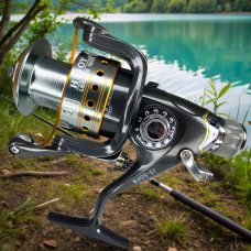 Рибацька металева котушка HIBOY J3-50FR 5.5:1/9+1 Чорний/золотий Рибацька металева котушка HIBOY J3-50FR 5.5:1/9+1 Чорний/золотий