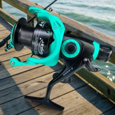 Рыболовная металлическая катушка с бейтраннером BoyaBY J5000 5.5:1/3+1 Черный-мятный матовый (988) Рыболовная металлическая катушка с бейтраннером BoyaBY J5000 5.5:1/3+1 Черный-мятный матовый (988)