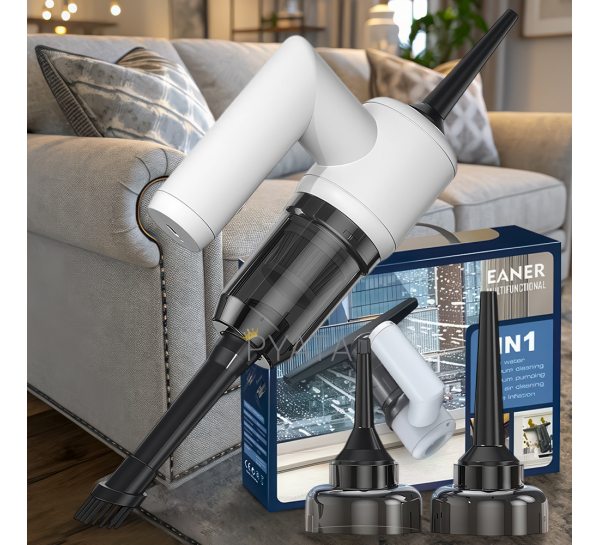 Ручний бездротовий портативний пилосос 5 в 1 Cleaner AA107/1027 2000mAh Білий (AMN)