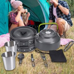 Компактный набор туристической посуды Campsor 422/1285 (9 предметов) (JS)