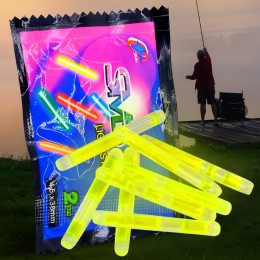 Рибацькі світлячки-приманка для нічної риболовлі SMS Lightstick 4.5x38 мм 2шт