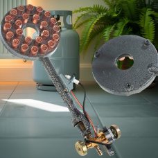  Газовая форсунка, горелка OZKAN 2038  с пьезоподжигом, 15 кВт (JS)