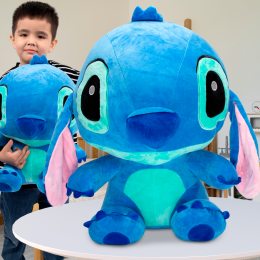 Дитяча м’яка плюшева іграшка з мультфільму "Ліло і Стіч" Stitch 75 CM 0931-7 Синій (AX)
