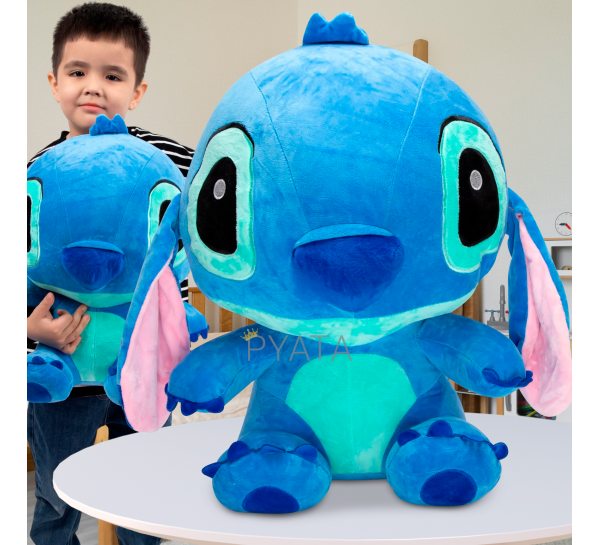 Детская мягкая плюшевая игрушка из мультфильма "Лело и Стич" Stitch 75 CM 0931-7 Синий (AX)