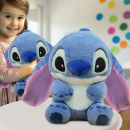 Велика м'яка плюшева іграшка Stitch Стіч 0931-2,  40 см,  Синій (AX)