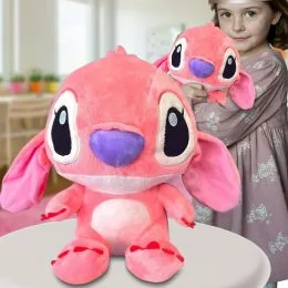М'яка плюшева іграшка Stitch Стіч Angel 0931-5, 25 см, Рожевий (AX)