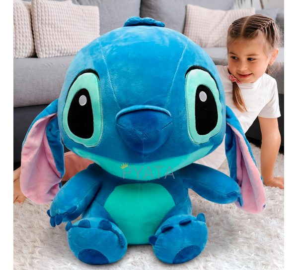 Велика дитяча м’яка іграшка-подушка Stitch 100 CM 0931-8 Синій (AX)
