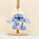М’яка плюшева іграшка-брелок Stitch з бантом 13 см 9439 (AX)