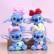 Мягкая плюшевая игрушка-брелок Stitch с бантом 13 см 9439 (AX) Мягкая плюшевая игрушка-брелок Stitch с бантом 13 см 9439 (AX)