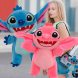 Маленька дитяча підвісна м’яка іграшка-брелок для рюкзаку Stitch 14 см 9095 (AX)