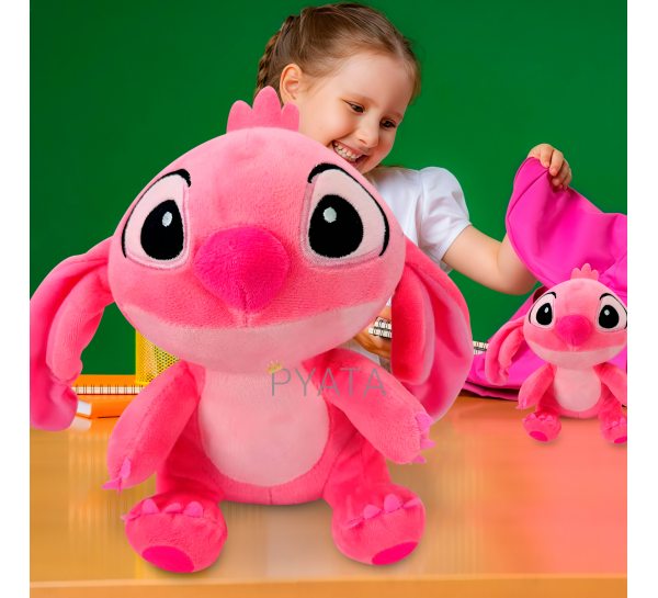 М’яка дитяча колекційна іграшка-брелок Stitch 13см 8426 Рожевий (AX)