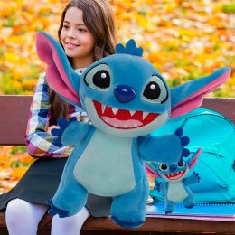 Дитяча декоративна маленька м’яка іграшка-брелок Stitch 13см 8383 Синій (AX)