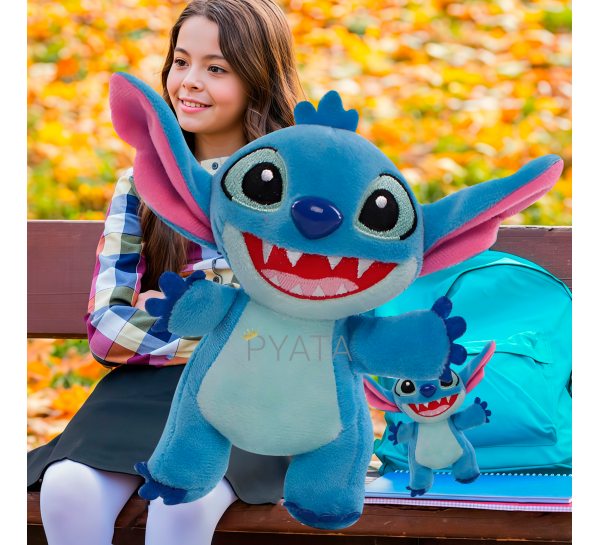 Дитяча декоративна маленька м’яка іграшка-брелок Stitch 13см 8383 Синій (AX)