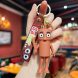 Брелок Итальянские мемы фигурки с цепочкой L-08 для ключей, сумки, рюкзака (AX)