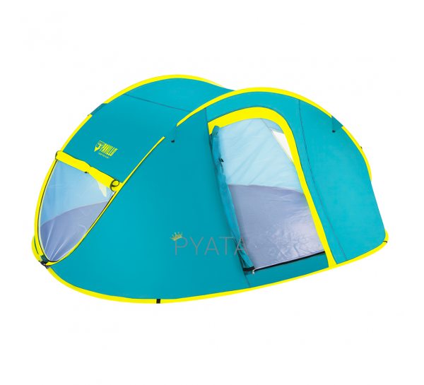 Автоматическая четырехместная палатка с навесом Pavillo Bestway 68087  240 х 210 х 100 см (LM)