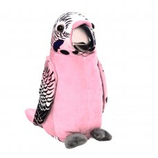 Интерактивная мягкая игрушка-повторюшка Попугай, Розовый (AX)