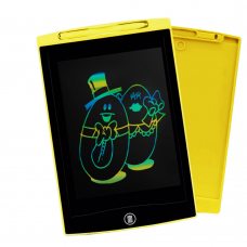 Детский графический цветной планшет 1301 доска для рисования 13", Желтый (AX)
