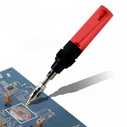 Газовий паяльник HT-F01 1381 потужність 80W-120W для паяння,Червоний (JS)