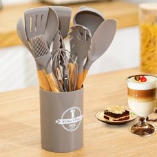 Универсальный маленький многофункциональный набор кухонных принадлежностей из 12 предметов Kitchen&Dining Серый