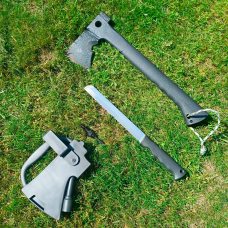 Туристична тактична ручна сокира для походів в пластиковому чохлі 5 в 1 1860 (JS) Туристична тактична ручна сокира для походів в пластиковому чохлі 5 в 1 1860 (JS)