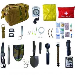 Набор инструментов 1929 для выживания в лесу профессиональный походный туристический 27 предметов (JS)
