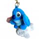 Дитяча маленька м’яка розвиваюча іграшка-брелок  (на механізмі) Stitch літає 13 см 8162 Синій (AX)