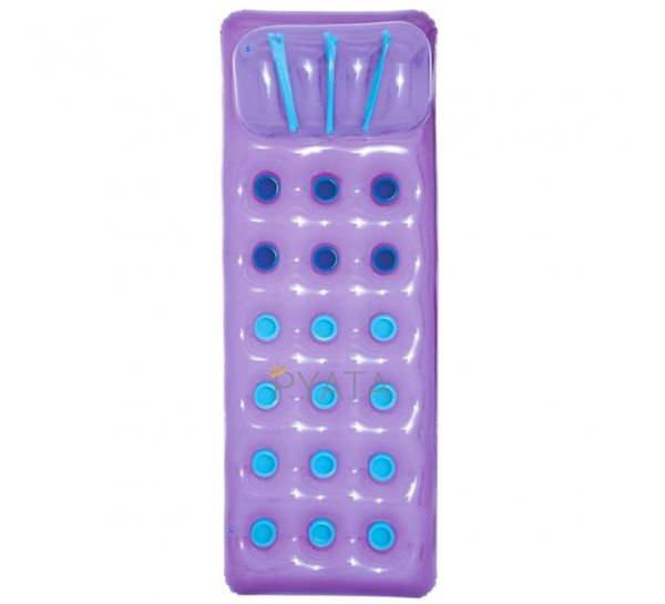 Пляжный надувной одноместный матрас Bestway 43015 Сиреневый