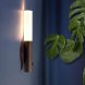 Бездротова настінна LED лампа-нічник із датчиком руху Induction Lamp 850, Темне дерево (205)